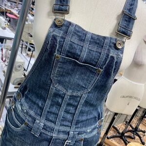 Denim Overall Skirt 11 /L